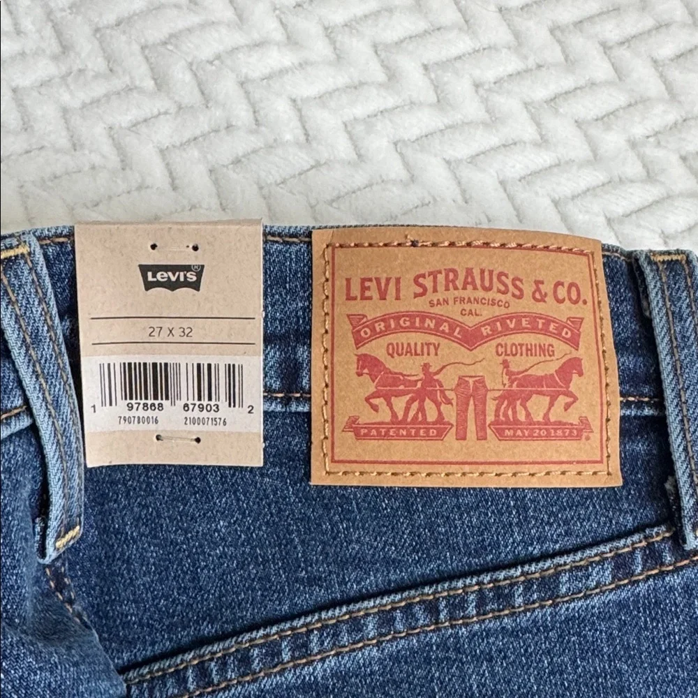 Levi's Ribcage Straight- Button Fly -Full Length - Picture 13 of 14